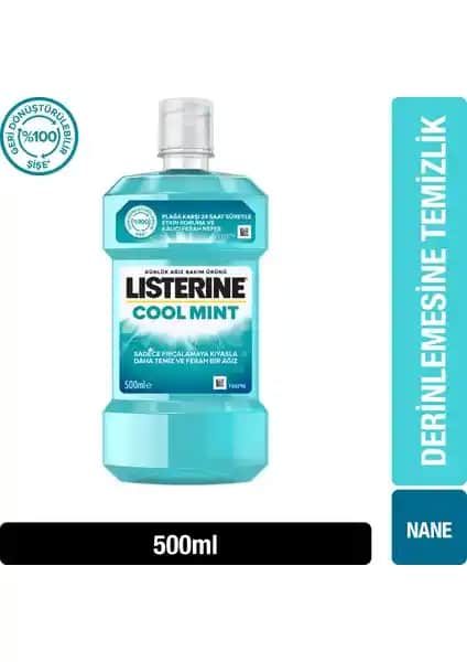 Listerine Cool Mint Ağız Bakım Suyu: Ferahlatıcı ve Klinik Destekli Ağız Hijyeni Çözümü