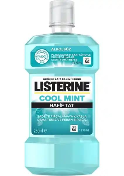 Listerine Cool Mint Hafif Tat Alkolsüz Ağız Bakım Suyu: Ferahlık ve Temizlik İçin Güvenilir Çözüm