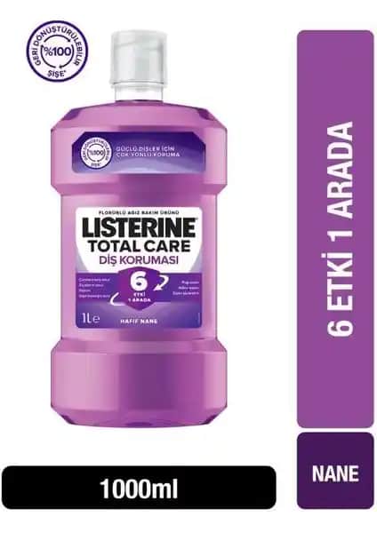 Listerine Total Care 1000 ml ile Güçlü ve Güvenilir Ağız Temizliği Sağlayan Çözüm