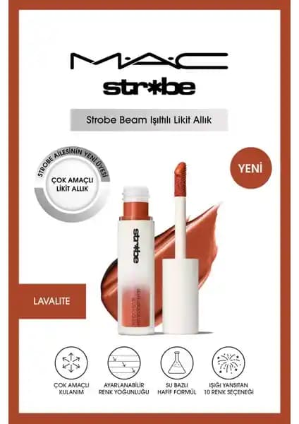 M.A.C Strobe Beam Işıltılı Çok Amaçlı Likit Allık - Doğal ve Parlak Görünüm İçin