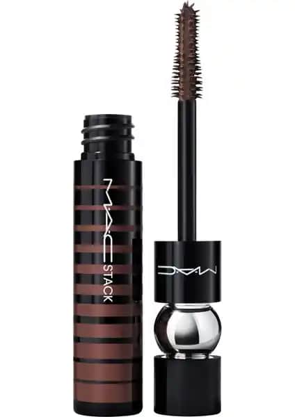 Mac Macstack Chestnut Kahverengi Maskara ile Doğal ve Hacimli Kirpikler Yaratın