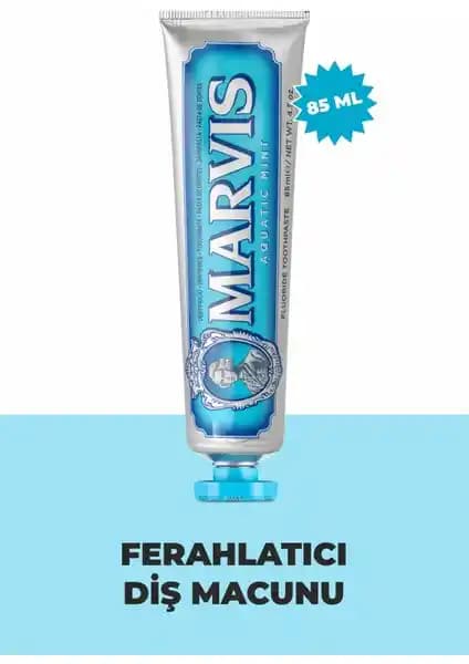 Marvis Aquatic Mint Diş Macunu: Ferahlatıcı ve Etkili Ağız Bakım Ürünü