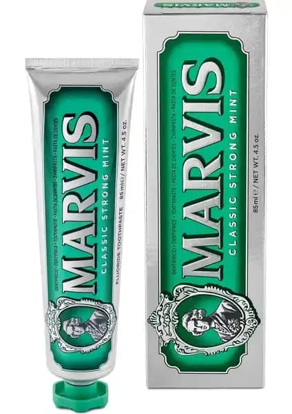 Marvis Classic Strong Mint Diş Macunu: Estetik ve Sağlık İçin Güçlü Nane Aromasıyla Temizlik