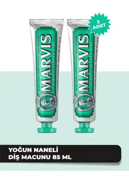 Marvis Klasik Ekstra Naneli Diş Macunu: Güçlü Temizlik ve Ferahlık Sağlayan Ağız Bakım Ürünü