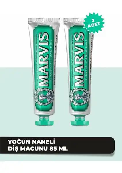 Marvis Klasik Ekstra Naneli Diş Macunu: Güçlü Temizlik ve Ferahlık Sağlayan Ağız Bakım Ürünü