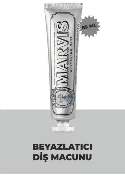 Marvis Whitening Mint Diş Macunu ile Parlak ve Sağlıklı Gülümseme Sağlayan Etkili Temizlik
