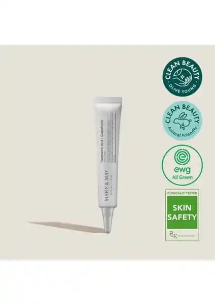 Mary & May Tranexamic Acid+Glutathion Göz Çevresi Kremi: Cilt Tonunu Dengeleyen ve Koyulukları Azaltan Yenilikçi Formül