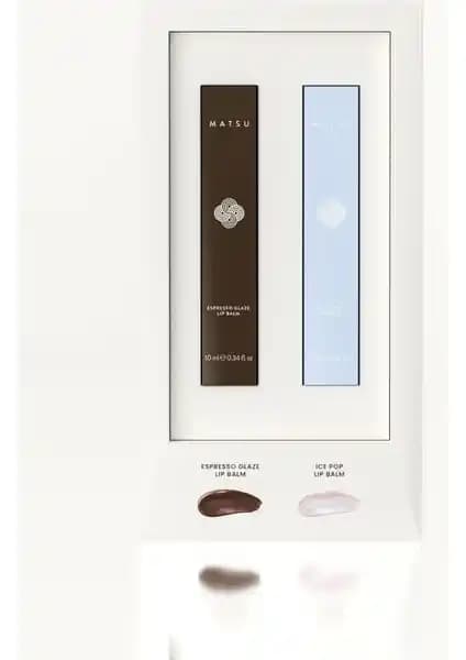Matsu Expresso Glaze ve Ice Pop Hediye Kutusu Dudak Bakım Seti Güzelliği Doğal ve Şık Bir Şekilde Destekler