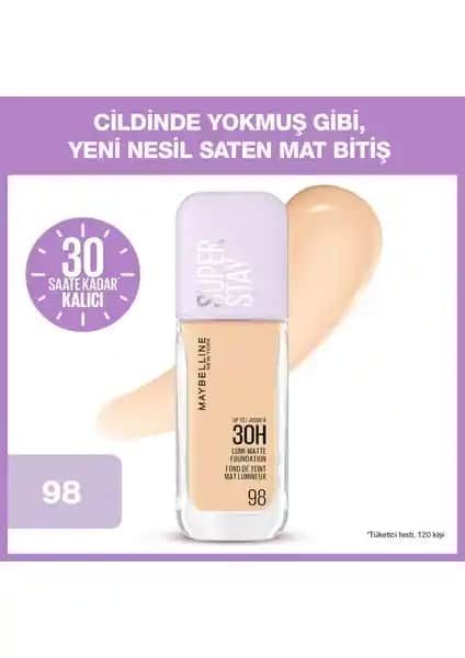 Maybelline Super Stay Lumi Matte Fondöten - Kalıcı, hafif ve doğal makyaj için ideal ürün