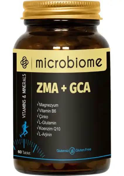 Microbiome ZMA + GCA Takviyesi: Kas Sağlığı ve Uyku Kalitesini Artıran Formül