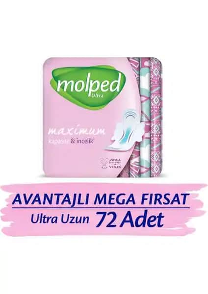 Molped Ultra Hijyenik Ped Uzun Avantajlı Mega Paket Günlük Rahatlık ve Güvenlik Sunar