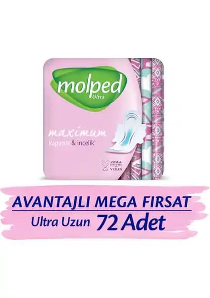 Molped Ultra Hijyenik Ped Uzun Avantajlı Mega Paket Günlük Rahatlık ve Güvenlik Sunar