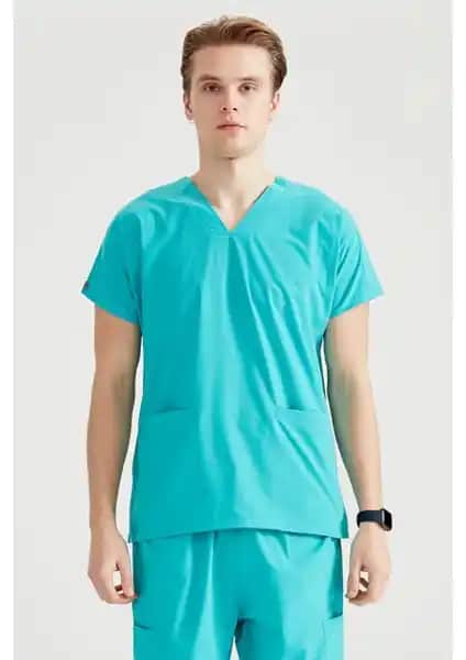 Mooda Medikal Benetton Yeşili Tek Üst Cerrahi Takım: Sağlık ve Konforun Birleşimi