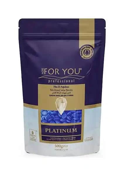 MORE FOR YOU Çekirdek Maske Ağda Platinum 500 gr - Çok Yönlü Cilt Bakım ve Epilasyon Ürünü