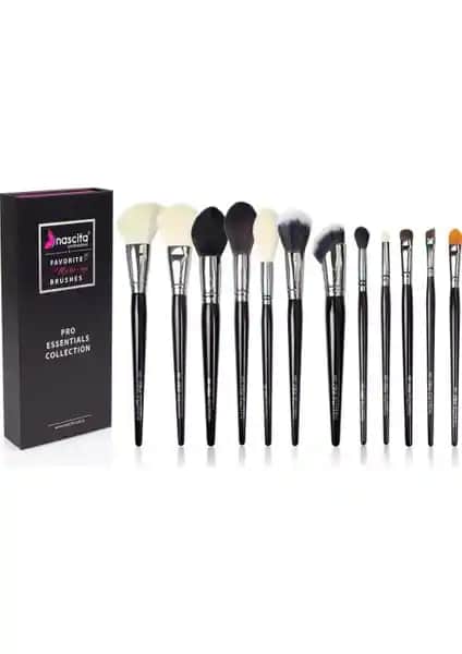 Nascita PRO Essentials Collection Fırça Seti 38 Profesyonel ve Amatör Makyaj İçin Yüksek Kalite