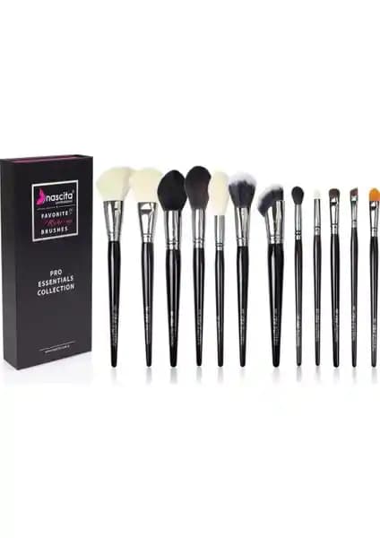 Nascita PRO Essentials Collection Fırça Seti 38 Profesyonel ve Amatör Makyaj İçin Yüksek Kalite