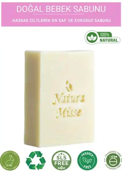 Naturamisse Doğal Bebek Sabunu: Hassas Ciltler İçin Güvenli ve Doğal Temizlik Çözümü
