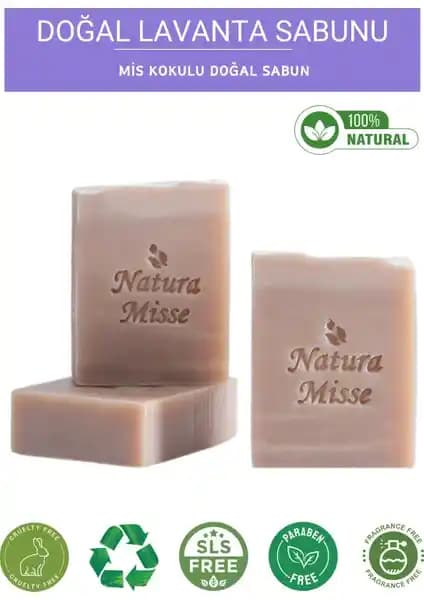 Naturamisse Doğal Lavanta Sabunu 125g - Organik Cilt Bakımı ve Ferahlatıcı Kokusu