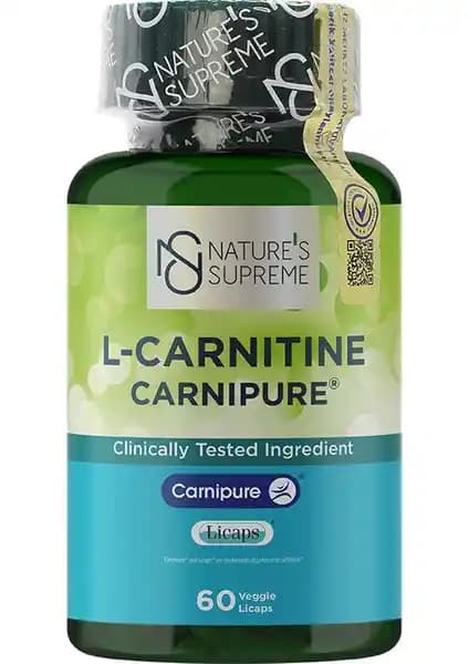 Nature's Supreme L-Carnitine Carnipure: Enerji ve Performans Artışı İçin Güçlü Takviye