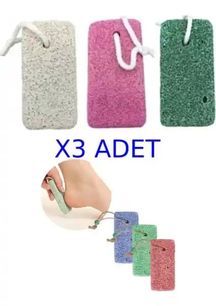 Nistabolje 3 Adet Ayak Bakımı Topuk Ponza Taşı ile Doğal ve Etkili Ayak Temizliği