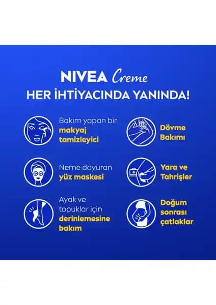 Nivea Creme 30ml: Çok Amaçlı ve Derinlemesine Nemlendiren Cilt Bakım Kremi