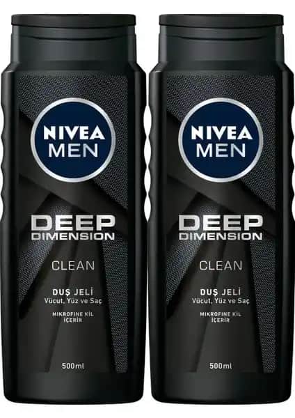 Nivea Men Deep Dimension Duş Jeli: Derin Temizlik ve Kalıcı Erkeksi Koku