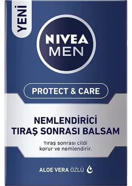 Nivea Men Protect & Care Tıraş Sonrası Balsam Erkekler İçin Nemlendirici ve Rahatlatıcı Bakım Ürünü