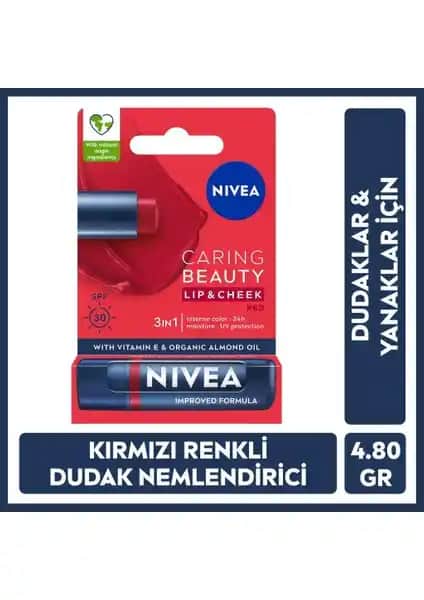 Nivea Renkli Dudak Bakım Kremi Güneş Koruyucu ve Nemlendirici Özellikleriyle Günlük Kullanım İçin Uygun
