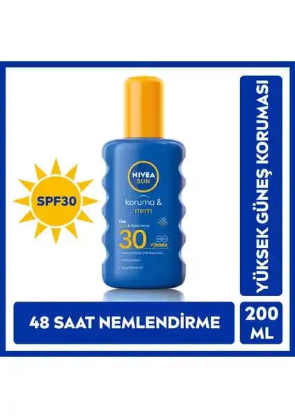 Nivea Sun SPF30 Güneş Koruyucu ve Nemlendirici Sprey Ürünü İncelemesi ve Özellikleri