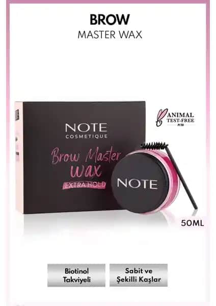Note Cosmetics Brow Master Kaş Sabitleyici ve Şekillendirici Renksiz Wax Ürünü İncelemesi