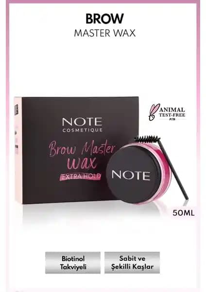 Note Cosmetics Brow Master Kaş Sabitleyici ve Şekillendirici Renksiz Wax Ürünü İncelemesi