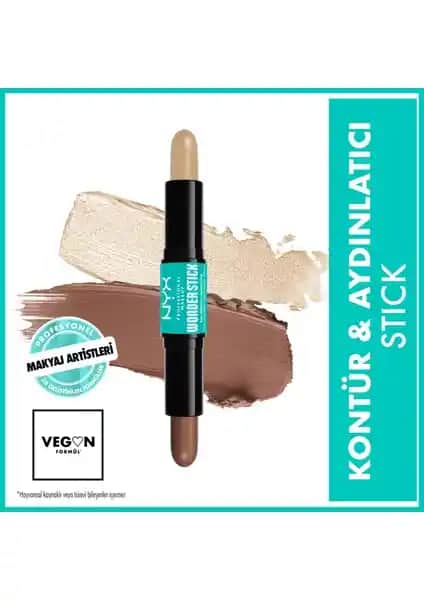 NYX Profesyonel Makyaj Wonder Stick Çok Yönlü ve Kullanımı Kolay Kontür ve Aydınlatıcı Ürün