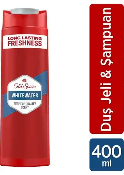 Old Spice Whitewater Erkekler İçin Çok Yönlü Temizlik ve Ferahlık Sağlayan Duş Jeli