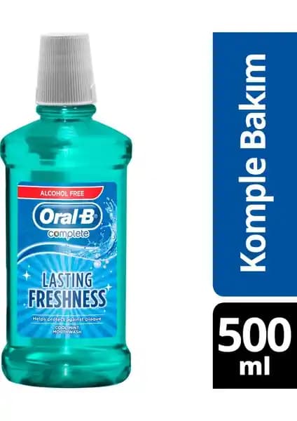 Oral-B Ağız Çalkalama Suyu Komple Bakım 500 ml Alkolsüz Ferahlatıcı ve Temizleyici
