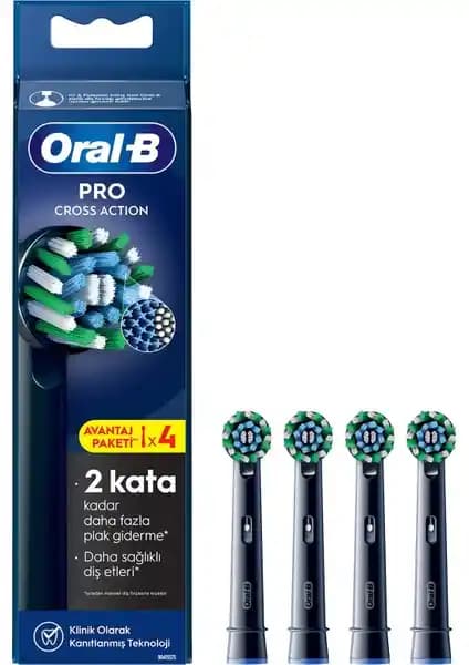 Oral-B Cross Action X-Filament Yedek Başlıklar: Klinik Kanıtlı Temizlik Çözümü