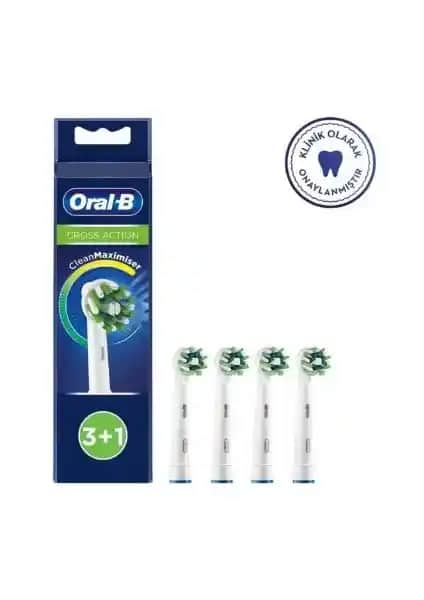 Oral-B Cross Action Yedek 4'lü: Etkili Diş Temizliği ve Ağız Bakımı İçin Uygun Seçenek