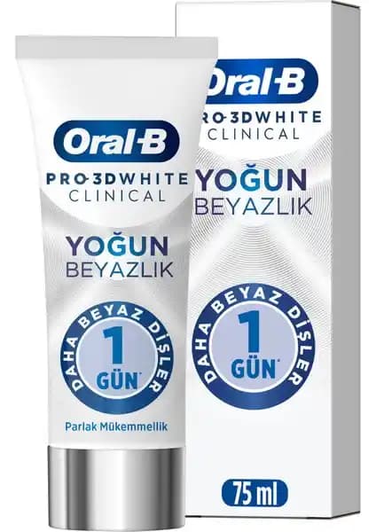 Oral-B Pro 3D White Klinik Yoğun Beyazlık Diş Macunu Özellikleri ve Faydaları