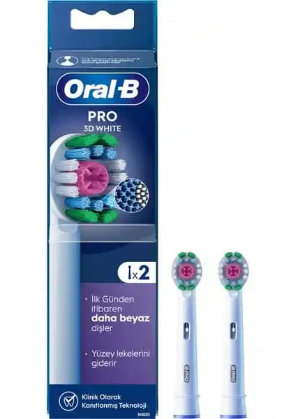 Oral-B Yedek Başlıkları 3D White X-Filament Teknolojisiyle Derinlemesine Temizlik Sağlar