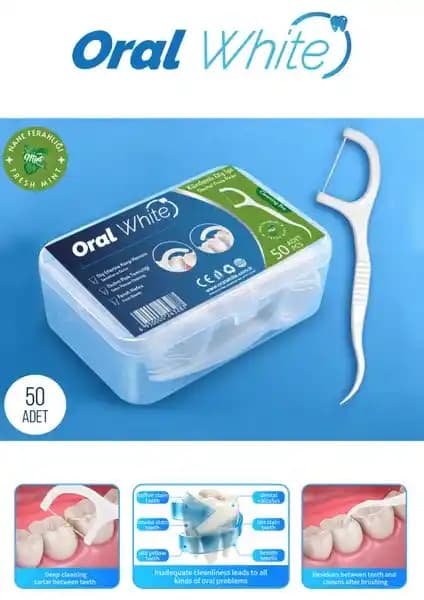 Oral White Cleaning Pro Naneli Diş İpi ile Etkili Ağız Temizliği ve Sağlıklı Gülüşler