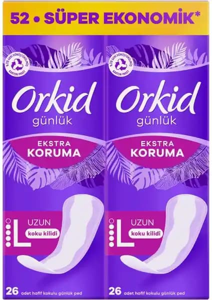 Orkid Extra Koruma Uzun Günlük Pedleri: Günlük Hijyen ve Konfor İçin Güvenilir Seçenek
