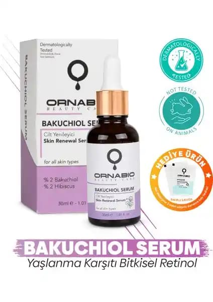 Ornabio Bakuchiol Serum: Doğal ve Etkili Yaşlanma Karşıtı Cilt Bakım Ürünü