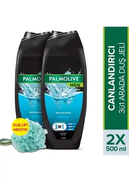 Palmolive Men Sport 4'ü 1 Arada Canlandırıcı Duş Jeli Erkekler İçin Pratik ve Etkili Temizlik Ürünü