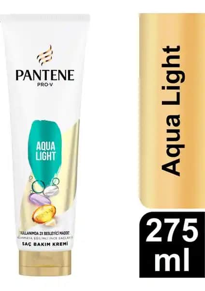 Pantene Aqua Light Saç Bakım Kremi İnce Telli Saçlar İçin Hafif ve Güçlendirici Formül