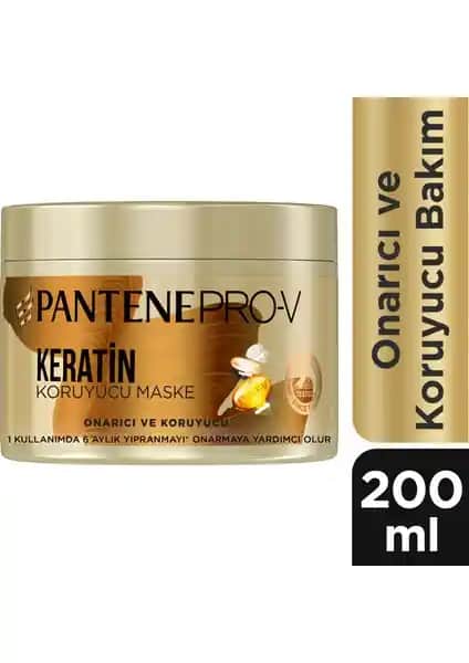 Pantene Pro-V Onarım ve Koruma Keratin Saç Maskesi ile Güçlü ve Parlak Saçlar Sağlayın