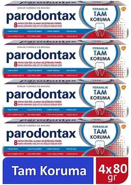 Parodontax Diş Macunu Ferahlık Tam Koruma: Diş ve Diş Eti Sağlığını Güçlendiren Günlük Kullanım Ürünü