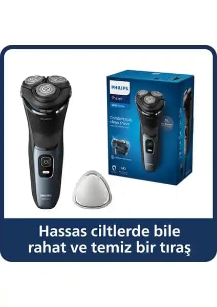 Philips 3000 Serisi Islak ve Kuru Elektrikli Tıraş Makinesi Performans ve Kullanım Kolaylığı