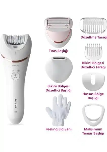Philips 8000 Serisi BRE720/05 Islak ve Kuru Epilasyon Cihazı Performans ve Kullanım Özellikleri