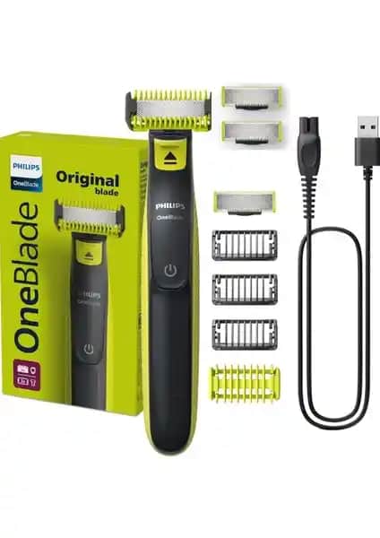 Philips One Blade Yüz ve Vücut Şekillendirici QP-2824 Çok Yönlü ve Güçlü Traş Çözümü