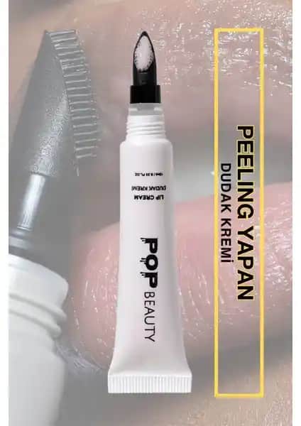 Pop Beauty Peeling Yapan Dudak Kremi: Nemlendiren ve Pürüzsüzleştiren Dudak Bakım Ürünü