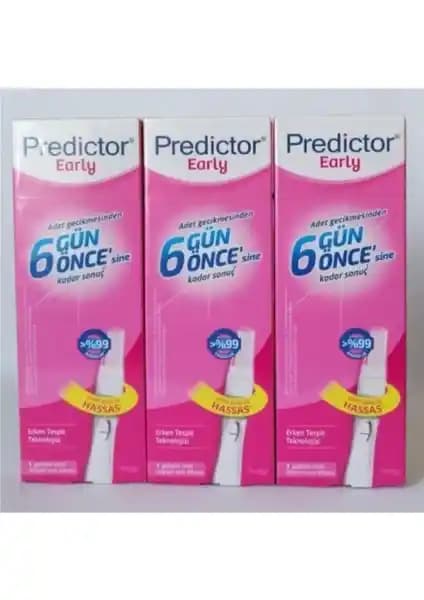 Predictor Early Gebelik Testi 3 Kutu ile Erken ve Güvenilir Gebelik Tespiti